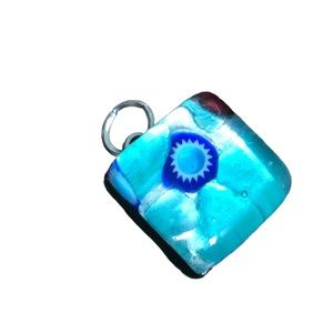 NWOT Handmade Italian Glass Pendant